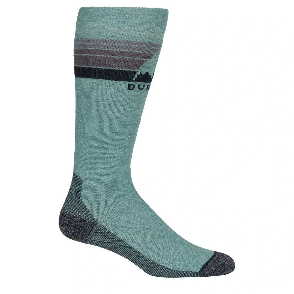 NEW 2 Pair Burton Women's Emblem Midweight Socks snowboard ski  tall‎  S/M 4-6.5